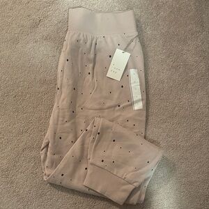 a new day womens Beige Polka Dot Joggers
